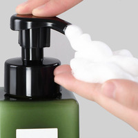 Bouteille à pompe 250/500ml, en plastique, PET, savon et mousse, 20 ml, pour le visage et les mains