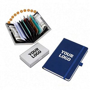 กระเป๋าสตางค์กันขโมยข้อมูล RFID แบบบางสำหรับขายส่ง พร้อมโลโก้ ของขวัญส่งเสริมการขายสำหรับธุรกิจ ที่ใส่บัตรประจำตัว ของขวัญส่งเสริมการขายแบบกำหนดเอง - Product Image 1
