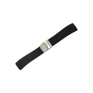 Bracelet de montre en silicone coloré original pour montre à quartz, montres automatiques, boucle en acier inoxydable 24 mm - Product Image 6