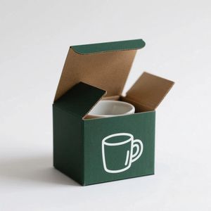 Tùy chỉnh in thân thiện với môi Kraft sóng tự dựng vuông bán lẻ Hộp Quà Tặng Snap Fastener bốn màu in cốc hàng đầu - Product Image 4