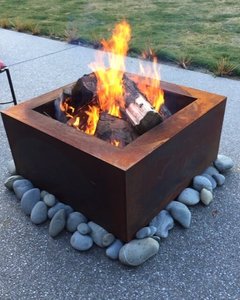 Brasero Moderno Minimalista, Ligero, para Leña, para Momentos de Ocio al Aire Libre - Product Image 5