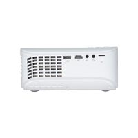 Altavoces y Proyector LED P1 Blancos de Alta Calidad para Cine en Casa, para Juegos en Interiores y Luces Navideñas - Regalo de Año Nuevo