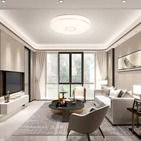 Plafonnier LED intelligent moderne, luminaire de plafond monté pour la maison