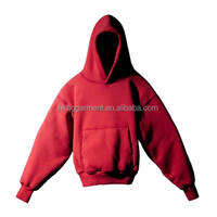 Sudadera con capucha personalizada de doble capa para hombre, de invierno, 500 g/m², de algodón grueso, talla grande, con forro polar.