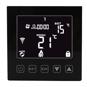 Thermostat intelligent WiFi Chaleur uniquement 2.4GHz Wi-Fi APP TUYA pour chauffage électrique par le sol avec <span class=keywords><strong>sonde</strong></span> <span class=keywords><strong>de</strong></span> 3m OEM - Product Image 1