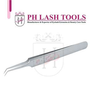 OEM ODM-extensiones de pestañas personalizadas de acero inoxidable, 10MM, 75deg, pinzas de volumen - Product Image 5