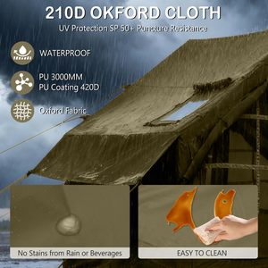 Wholesale Custom Waterproof Windproof Portable Outdoor <b>Glamping</b> Hiking Inflatable Camping <b>Tent</b> - Product Image 5