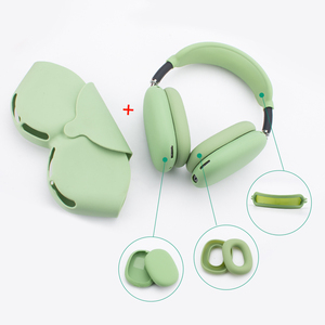 Usine chinoise <span class=keywords><strong>prix</strong></span> de gros housse pour écouteurs Portable Silicone de protection complet pour <span class=keywords><strong>Airpods</strong></span> Max couverture - Product Image 1