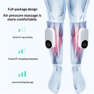Masseur électrique multifonctionnel pour les jambes, compresse chaude à température constante, technologie pneumatique à impulsions d'air, masseur amincissant pour les jambes - Product Image 3