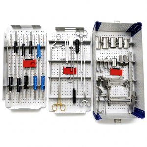 Instruments chirurgicaux PENTAX SURGICAL Valve XS pour la chirurgie de la colonne lombaire, instruments chirurgicaux en acier inoxydable de qualité supérieure, ensemble d'instruments mini-invasifs - Product Image 1