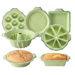 Moule à gâteau rectangulaire en silicone antiadhésif pour pain <span class=keywords><strong>fait</strong></span> <span class=keywords><strong>maison</strong></span>, <span class=keywords><strong>plat</strong></span> de cuisson écologique pour four - Product Image 2