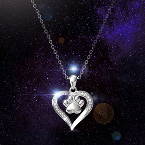 Liontin Guci Hati Baja Tahan Karat untuk Abu Cakar Hewan Peliharaan Kalung Kremasi Kenang-kenangan Mode Perhiasan Uniseks Hadiah Liburan Memorial - Product Image 2