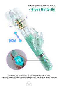 Multifrequenz Leuchtende Rotierende Perlen-Vibratoren Japan Realistische Vibrierende Dildos - Product Image 5