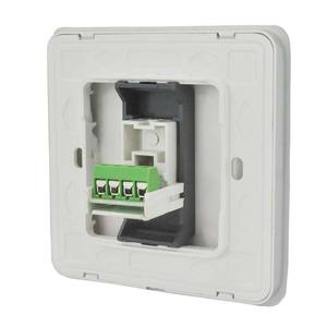 ABUK Tel UK EU 1 Gang Rj11 Plastic Wall Mounted Telephone Line Outlet Electrical Telephone Socket