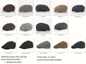 Spring Fall Autumn Winter Beret Gatsby Flat Cap <b>Hat</b> Western Retro Fashion Street European Trend Woman Men Newsboy <b>Hat</b> - Product Image 3