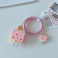 2024 Tendance Innovant Petits Gadgets 18W 20W 3D Mignon Dessin Animé Silicone Téléphone USB Chargeur Câble Protecteur
