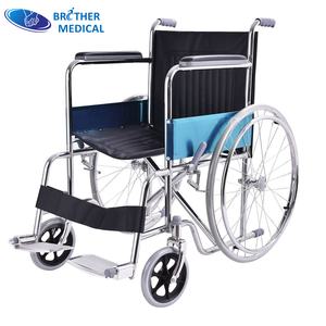 Silla de Ruedas <span class=keywords><strong>Manual</strong></span> de Acero Shanghai 2023 / Silla Ruedas al Mejor Precio de Neumáticos para Silla de Ruedas en Venta - Product Image 4