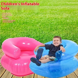 Vente transfrontalière chaude PVC Transparent enfants <span class=keywords><strong>gonflable</strong></span> eau hamac canapé siège Portable en plein air Camping loisirs jouet - Product Image 5