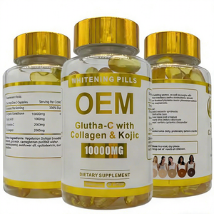 Yüksek Kalite 1000mg Glutatyon Kapsül %100 Organik Cilt Beyazlatıcı Kolajen C Vitamini Antioksidan Kadınlar İçin 60 Kapsül - Product Image 1