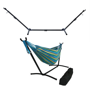 Cadre en acier dur de style <span class=keywords><strong>brésilien</strong></span> de haute qualité économise de l'espace, hamacs universels intérieurs et extérieurs avec support - Product Image 6