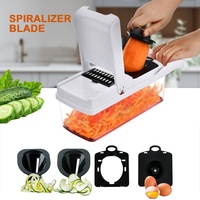 TOALLWIN Fruit & Groente Gereedschap ABS Mandoline Snijder Uiensnijder Shredder Voedsel Groentehakker Groentesnijder