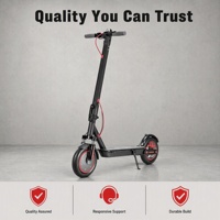 Trottinette électrique pour adultes avec contrôle par application, 36V 6.0Ah Lithium, 350W BLDC, 25km/h, frein à disque, EABS, suspension avant, autonomie 20-25km, idéale pour les trajets quotidiens