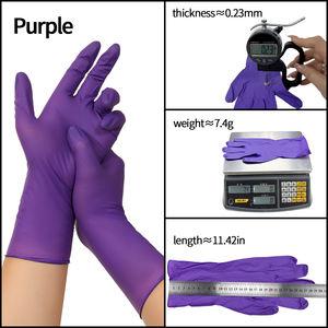 <span class=keywords><strong>Gants</strong></span> <span class=keywords><strong>jetables</strong></span> en nitrile <span class=keywords><strong>de</strong></span> qualité alimentaire, longs jusqu'aux coudes, <span class=keywords><strong>de</strong></span> 12 pouces, <span class=keywords><strong>de</strong></span> couleur violette, pour le nettoyage des <span class=keywords><strong>toilettes</strong></span>, la vaisselle et le nettoyage ménager - Product Image 2