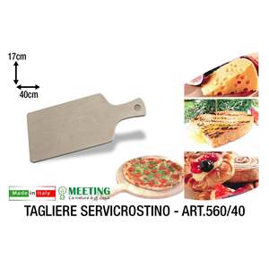 กระดานเสิร์ฟ crostino ไม้เนื้อแข็งขนาด40X17ซม. สำหรับการประชุมและความบันเทิง - Product Image 1