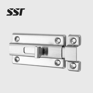 Stainless Steel Thickened Modern Hotel Bathroom Door Buckle Left and Right <b>Latch</b> <b>Lock</b> Anti-theft Wooden Door - Product Image 1