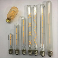 Ampoules LED rétro T30 125mm 5W Glow Spiral Led Filament Ampoule décorative Lampe