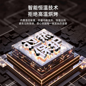 Secador de Pelo Daixin BM-1005, 45-50dB Silencioso, Protección de Luz Azul, Grado Profesional, Alta Potencia - Product Image 4