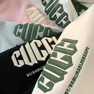 เสื้อฮู้ดดี้พิมพ์ลายนูน 3 มิติ แบบสั่งทำขายส่ง OEM สำหรับผู้ชาย ไซส์ใหญ่ พิมพ์ลายโฟม พิมพ์สกรีนโลโก้ - Product Image 2