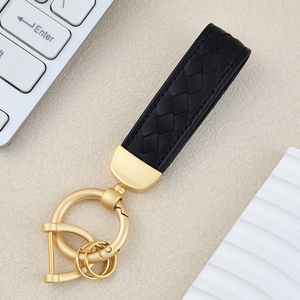 Porte-clés en cuir PU personnalisé avec logo de marque, impression sérigraphique, taille et couleur personnalisées, haute qualité, vente en gros - Product Image 6