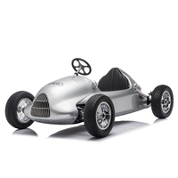 Voiture à pédales électrique Audi Typ D sous licence, grande taille, moteur brushless 350W, kart de course à drift 24V pour extérieur, pour adultes et enfants