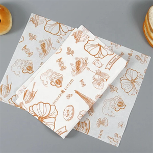 <span class=keywords><strong>Papier</strong></span> d'emballage pour épicerie fine <span class=keywords><strong>Papier</strong></span> d'emballage de qualité alimentaire personnalisé anti-graisse <span class=keywords><strong>Papier</strong></span> ciré sec plié à une <span class=keywords><strong>main</strong></span> - Product Image 3