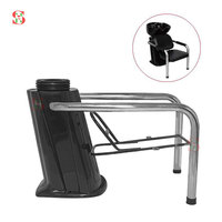 Fauteuil de lavage moderne ShengHui Factory avec cadre métallique, évier de lavage professionnel pour salon, châssis de quincaillerie