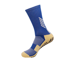 Chaussettes de football à compression Elite Grip pour jeunes, qualité supérieure, personnalisables, pour basketball et football, respirantes, avec revers et semelle, collection automne