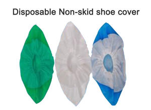 المتاح CPE المغلفة للماء البلاستيك غطاء للقدم غير زلة - Product Image 3