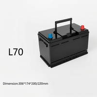 Batterie au sodium-ion 3YBS 12V 100Ah 55D26, taille standard, démarreur de secours, excellente performance en température extrême (-40°C à 60°C)