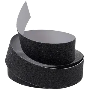 Colla solvente nero all'ingrosso Skateboard impermeabile sicurezza passeggiata forte nastro adesivo antiscivolo