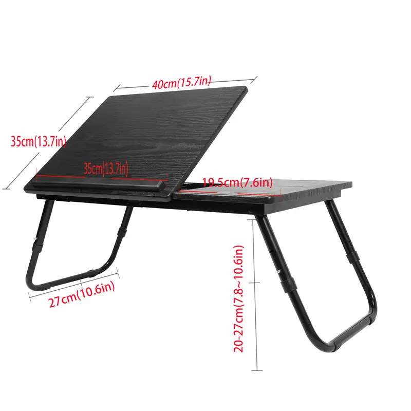 Простой компактный компьютерный стол, сборная китайская Складная подставка для ноутбука с металлическим корпусом