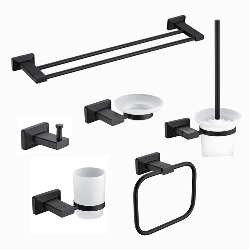 Hotel Wall Mounted Matte Black Luxury
