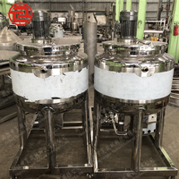 Machine à réservoir de mélange d'émulsion de peinture automatique de réacteur d'acier inoxydable avec la pompe d'émulsification pour le mélange de boisson d'énergie de poudre