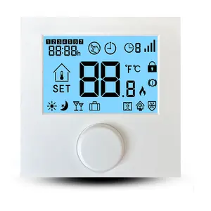 Termostato Digital inalámbrico para caldera de Gas, con receptor, 220V, 10A