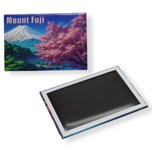 Aimants de réfrigérateur personnalisés en étain avec code QR – Magnétiques métalliques modernes pour la promotion commerciale - Product Image 4