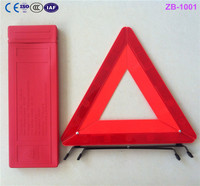 Plaque de base en forme de croix, Triangle de signalisation d'urgence routière pour le marché mondial, Triangles réfléchissants avec poignée pour situations d'urgence routière