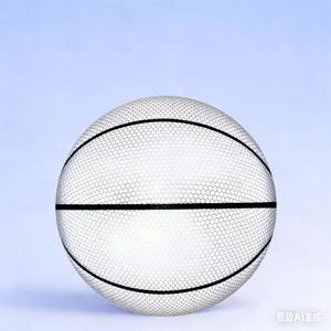 Ballon de basket en caoutchouc coloré avec logo personnalisé, prix abordable, vente chaude - Product Image 5