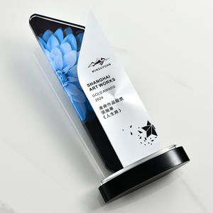 स्पोर्ट्स टूर्नामेंट के लिए व्यक्तिगत क्रिस्टल ट्रॉफी | कॉर्पोरेट वार्षिक पुरस्कार | कस्टम उत्कीर्णन | कंपनी उपहार - Product Image 5