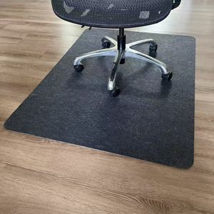 سجادة مكتبية قياسية مخصصة من البي في سي مضادة للانزلاق شفافة ذاتية اللصق مطبوعة لحماية الأرضية تحت الكراسي - Product Image 4