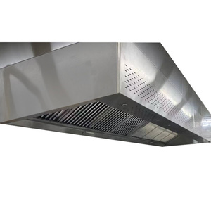 เครื่องดูดควันแบบเกาะสไตล์เชิงพาณิชย์ สแตนเลส สำหรับเตาทำอาหาร ระบบดูดควันไฟฟ้า พร้อมระบบเติมอากาศสะอาด ใช้ในครัว แบบระบายอากาศ สำหรับใช้ในสหรัฐอเมริกา - Product Image 4